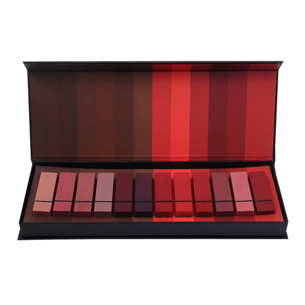 Velvet Matte Lip Kit – 12 Rich, Long-Lasting Matte Shades-My Makeup Brushset