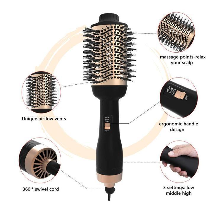Hair Dryer Brush – A One-Step Volumizer for Effortless Styling-My Makeup Brushset