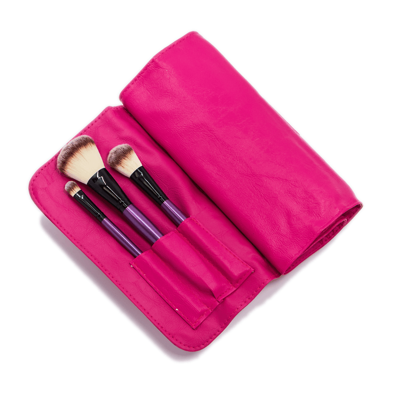 24 Piece Purple Tulip Brush Set – Complete Professional Makeup-My Makeup Brushset