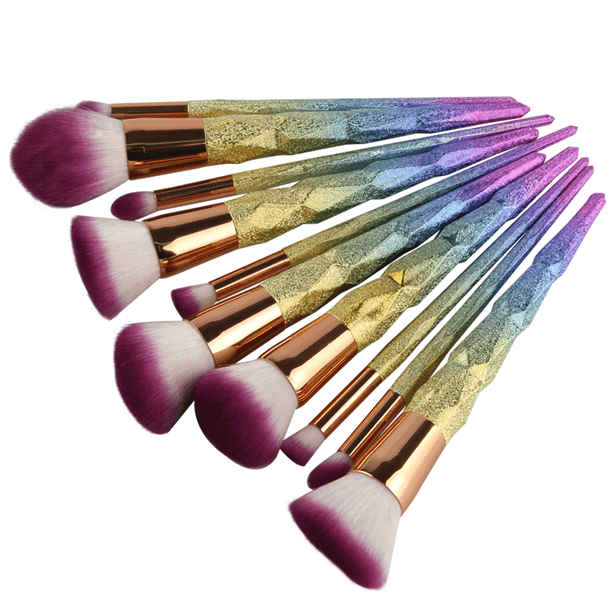 Magical Rainbow Brush Set – Soft Blending Makeup Brushes-My Makeup Brushset