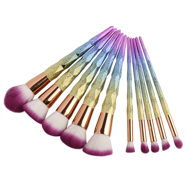 Magical Rainbow Brush Set – Soft Blending Makeup Brushes-My Makeup Brushset