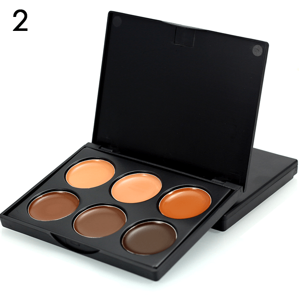 6 Color Concealer Contour Palette For Flawless Makeup-My Makeup Brushset