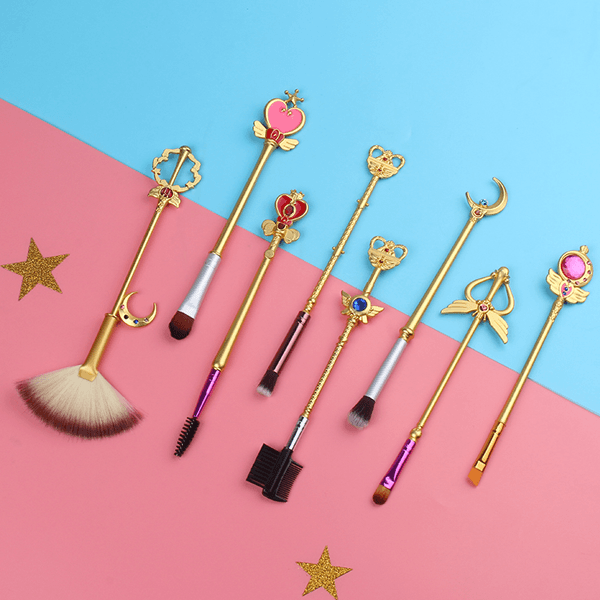 Gold Makeup Brush Set – Fantasy-Inspired Beauty Essentials-My Makeup Brushset