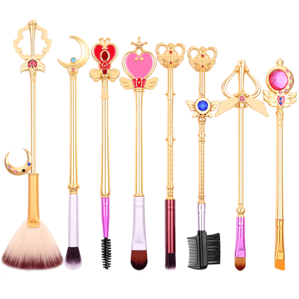 Gold Makeup Brush Set – Fantasy-Inspired Beauty Essentials-My Makeup Brushset