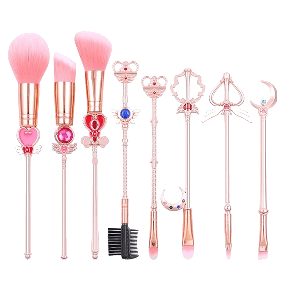 8 Piece SM Inspired Brush Set – Magical Makeup Essentials-My Makeup Brushset