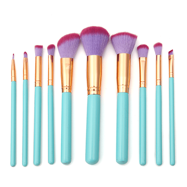 Mermaid Shell Brush Set – Vibrant, Soft & Flawless Makeup Brushes-My Makeup Brushset