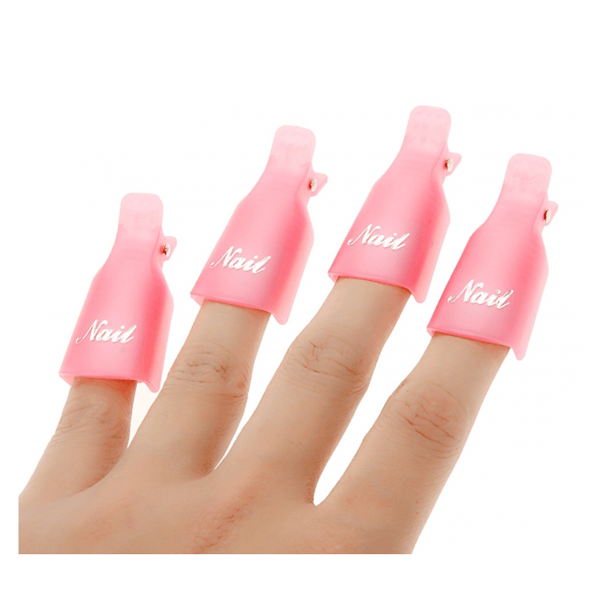 Gel Remover Caps – Acrylic Nail Remover for Quick Gel Polish Removal-My Makeup Brushset