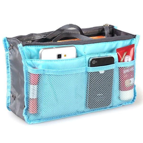 Slim Bag Purse Organizer – Compact and Multi-Pocket Design-My Makeup Brushset