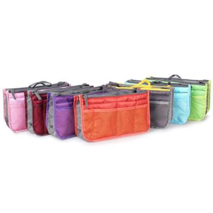 Slim Bag Purse Organizer – Compact and Multi-Pocket Design-My Makeup Brushset