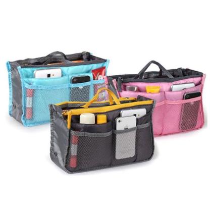 Slim Bag Purse Organizer – Compact and Multi-Pocket Design-My Makeup Brushset