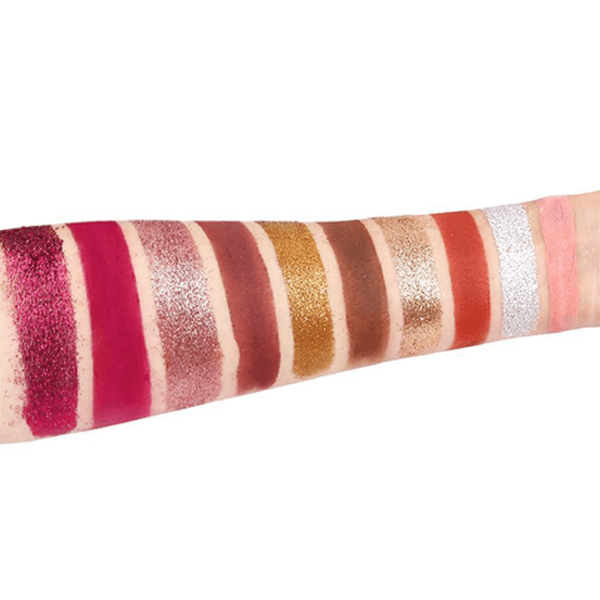 Day To Night Luxe Glitter And Matte Eyeshadow Palette-My Makeup Brushset