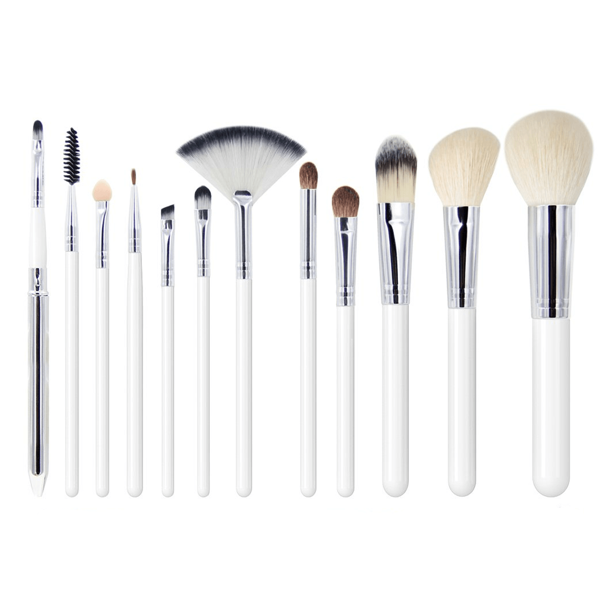 12 Piece Makeup Brush Set – Essential Tools for Face and Eyes-My Makeup Brushset