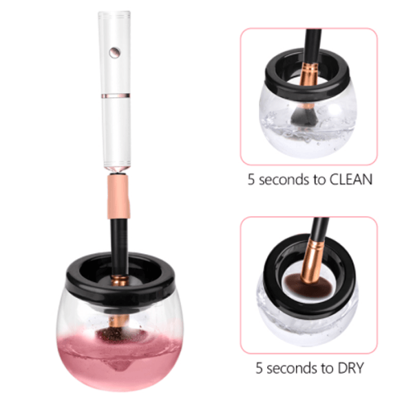 USB Brush Cleaner – Rechargeable Brush Cleaning and Drying System-My Makeup Brushset
