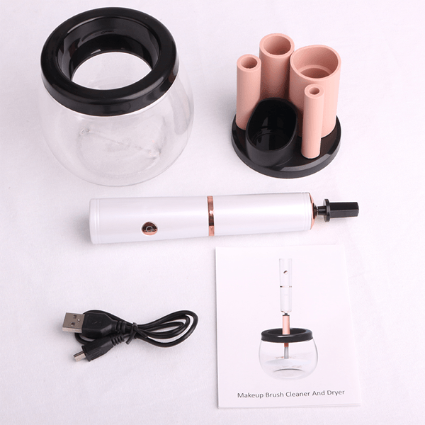 USB Brush Cleaner – Rechargeable Brush Cleaning and Drying System-My Makeup Brushset