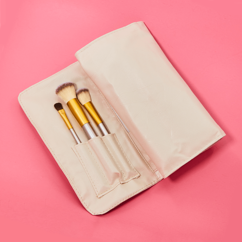 24 Piece Crushed Mocha Brush Set –  Makeup Brush Collection-My Makeup Brushset