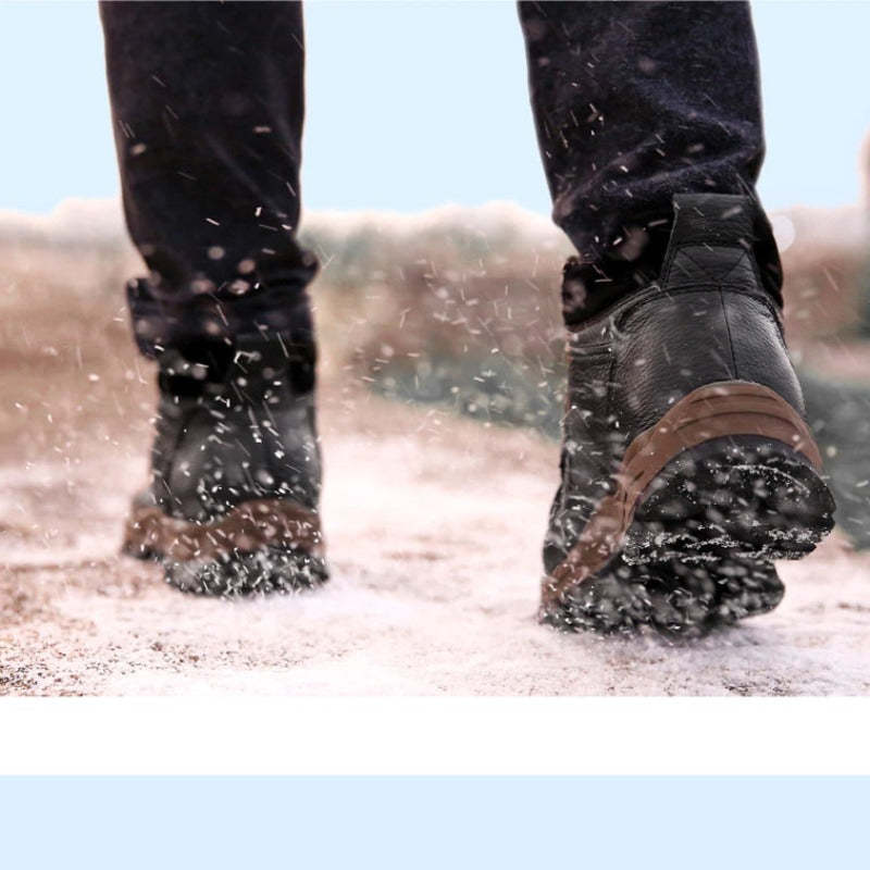 Men's Warm Comfortable Snow Boots-My Soft Slipper