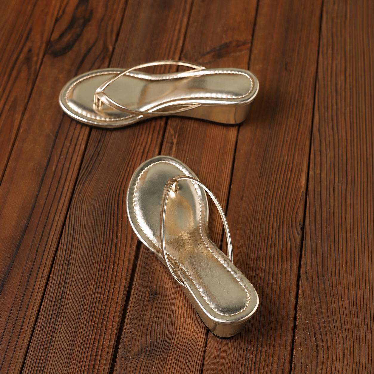 Casual Solid Wedge Mules Sandals For Women