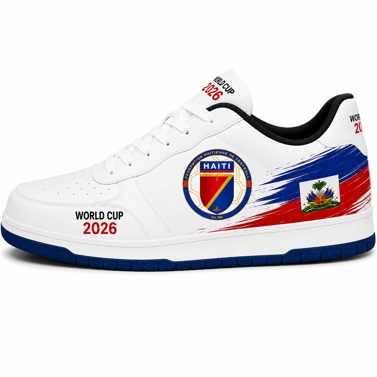 World Cup 2026 Haiti Football Fan Printed Shoes