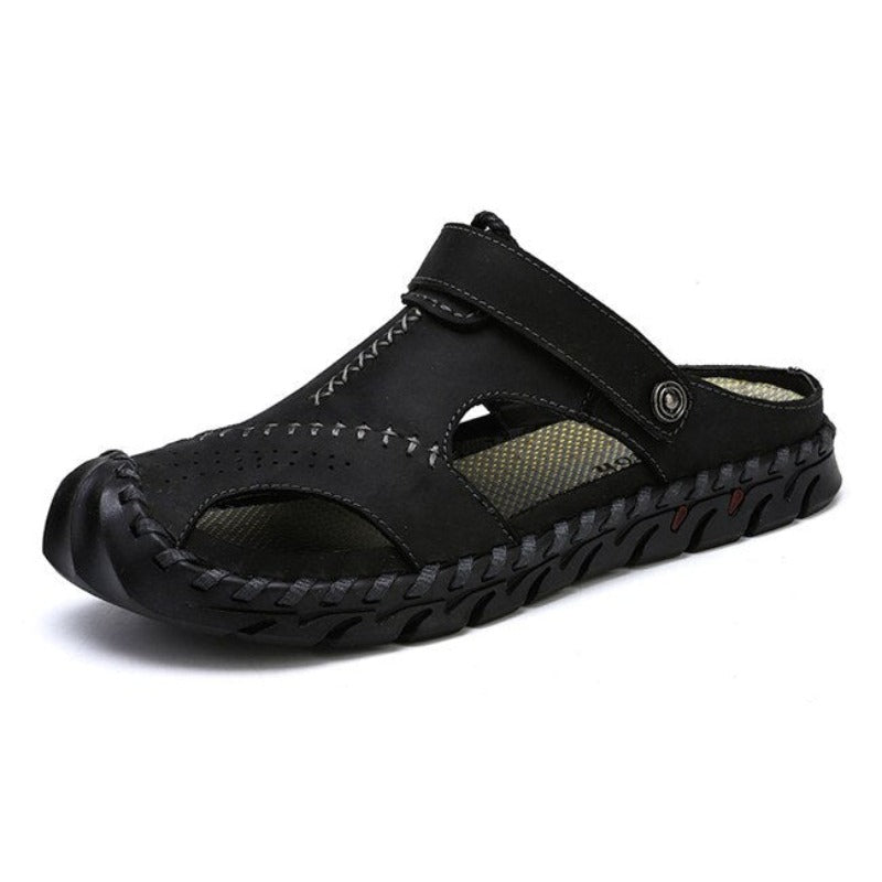 Genuine Leather Quality Beach Sandals-My Soft Slipper