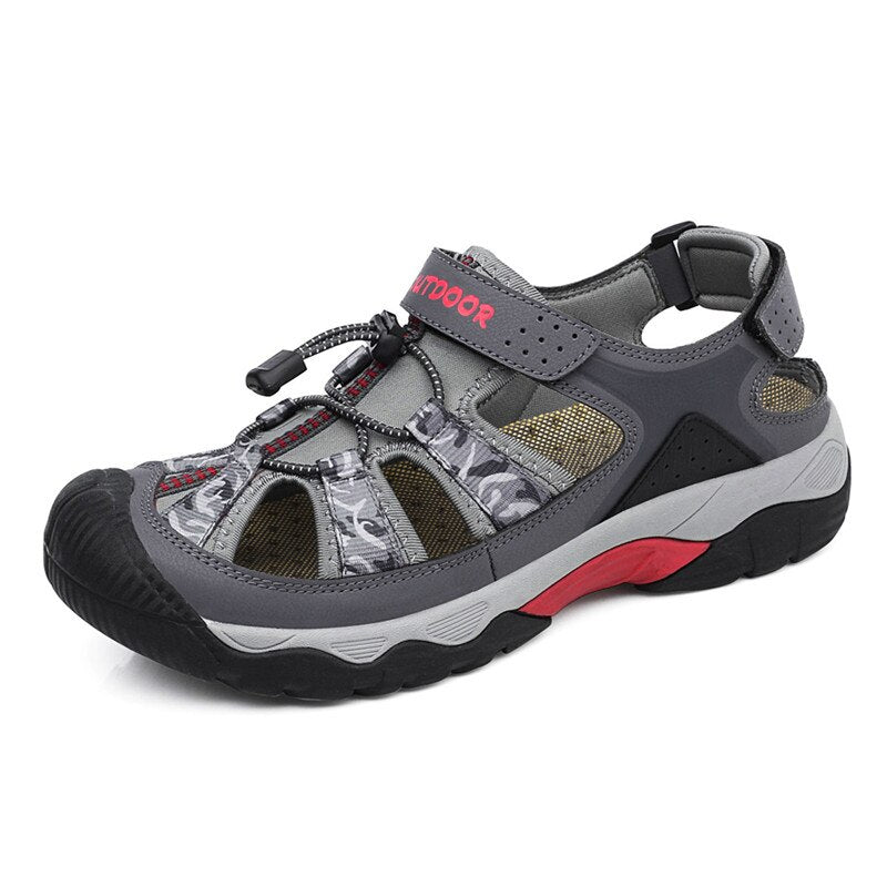 Summer Men Breathable Casual Flat Sandals-My Soft Slipper