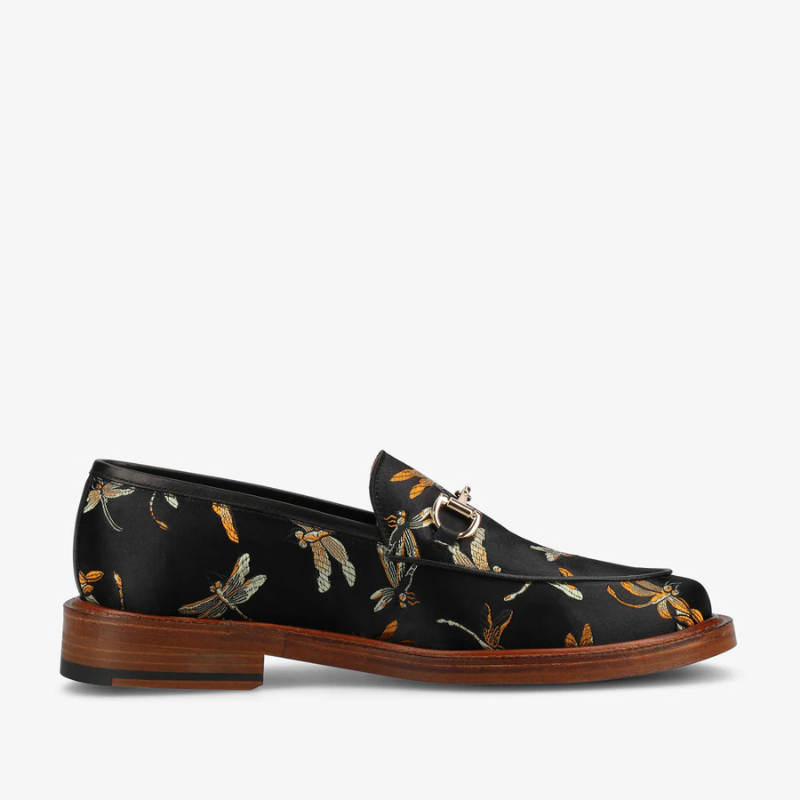 Check Canvas And Leather Blake Stitch Loafer