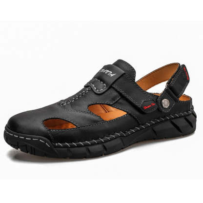 Summer Soft Leather Beach Sandals-My Soft Slipper