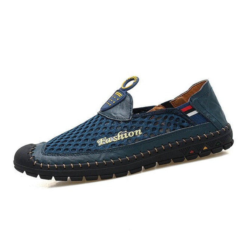 Breathable Handmade Mesh Shoes For Men-My Soft Slipper