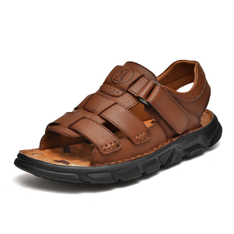 Summer Leather Sandals For Men-My Soft Slipper