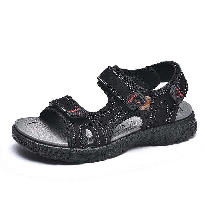 Men's Summer Genuine Leather Sandals-My Soft Slipper