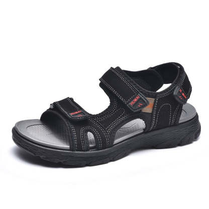 Men's Summer Genuine Leather Sandals-My Soft Slipper