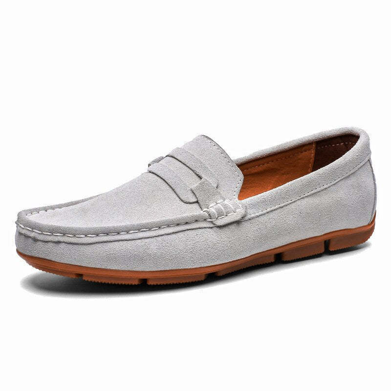 High Quality Genuine Flats Leather Loafers-My Soft Slipper