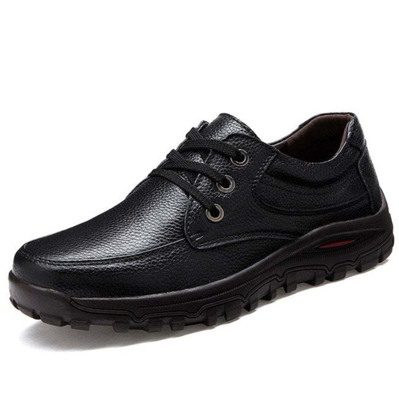 Leather Casual Men Flats Shoes-My Soft Slipper