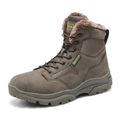 Men's Ankle Waterproof Military Boots-My Soft Slipper