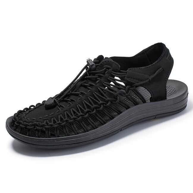 Handmade Weaving Design Breathable Sandals For Men-My Soft Slipper