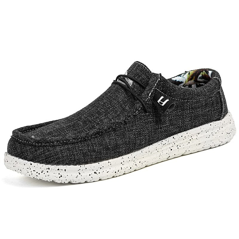 Men's Casual Denim Canvas Sneakers-My Soft Slipper