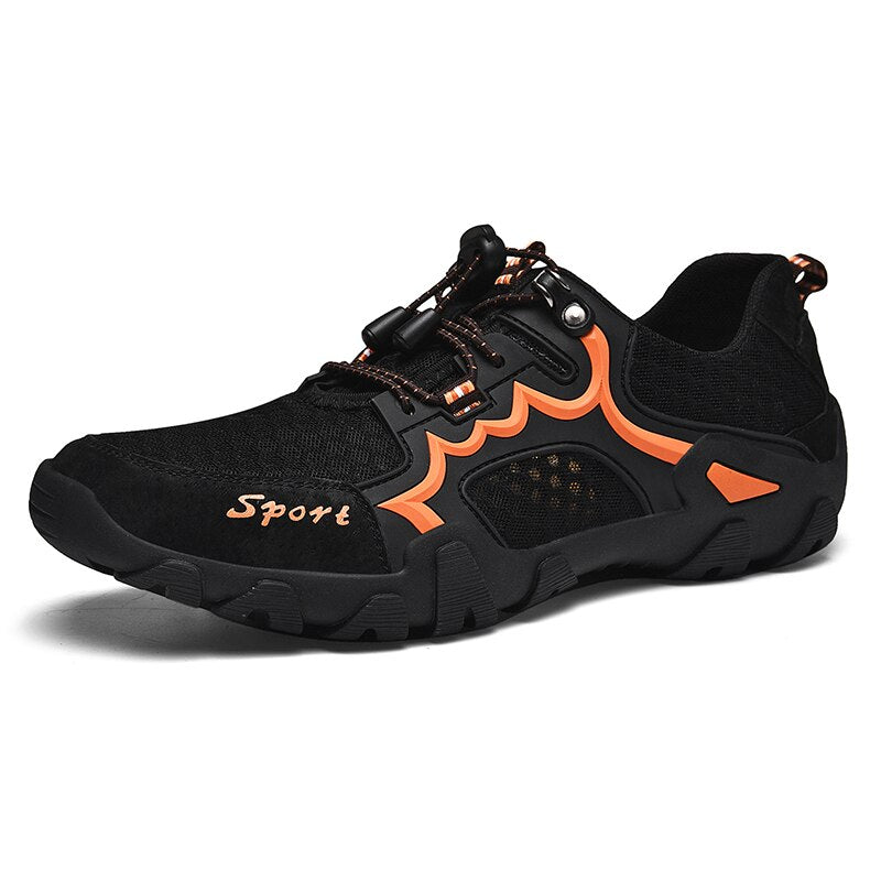 Men Casual Handmade Breathable Mesh Shoes-My Soft Slipper