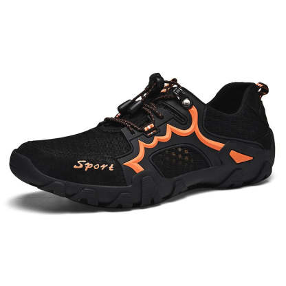 Men Casual Handmade Breathable Mesh Shoes-My Soft Slipper