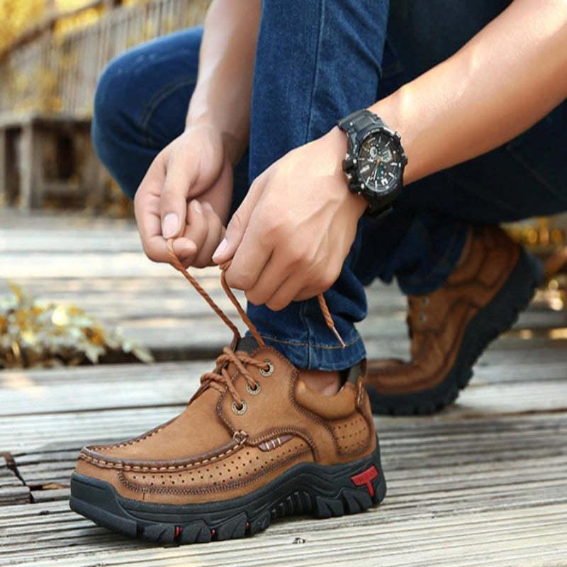 Genuine Leather Men Shoes-My Soft Slipper