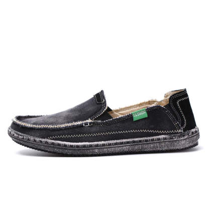 High Quality Casual Denim Canvas Shoes-My Soft Slipper