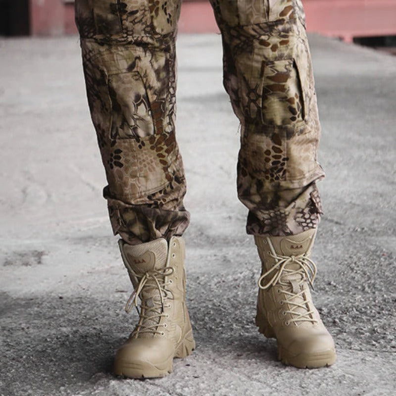 Men Waterproof Outdoor Hiking Army Boots-My Soft Slipper