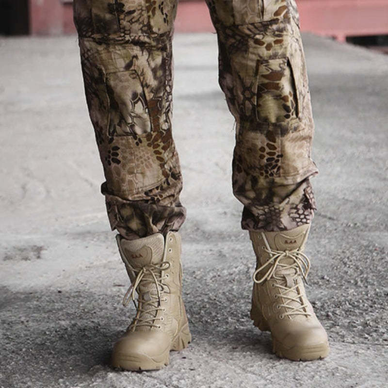 Men Waterproof Outdoor Hiking Army Boots-My Soft Slipper