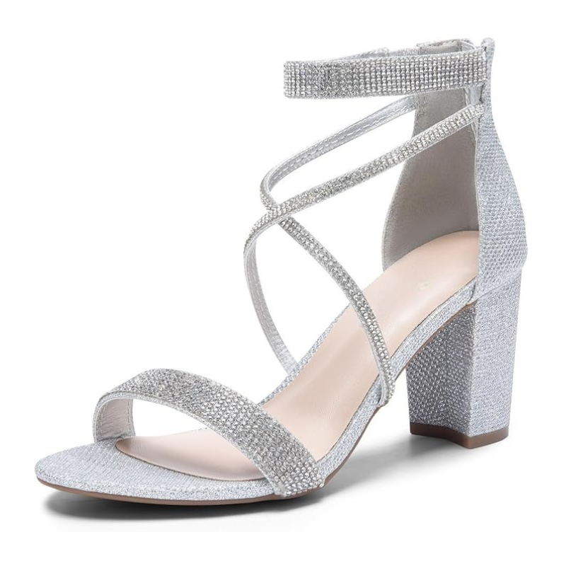 Stylish And Versatile Block Open Toe Sandals-My Soft Slipper