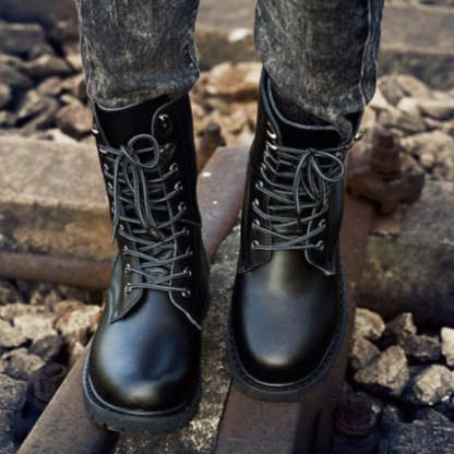 Warm Motorcycle Boots For Men-My Soft Slipper