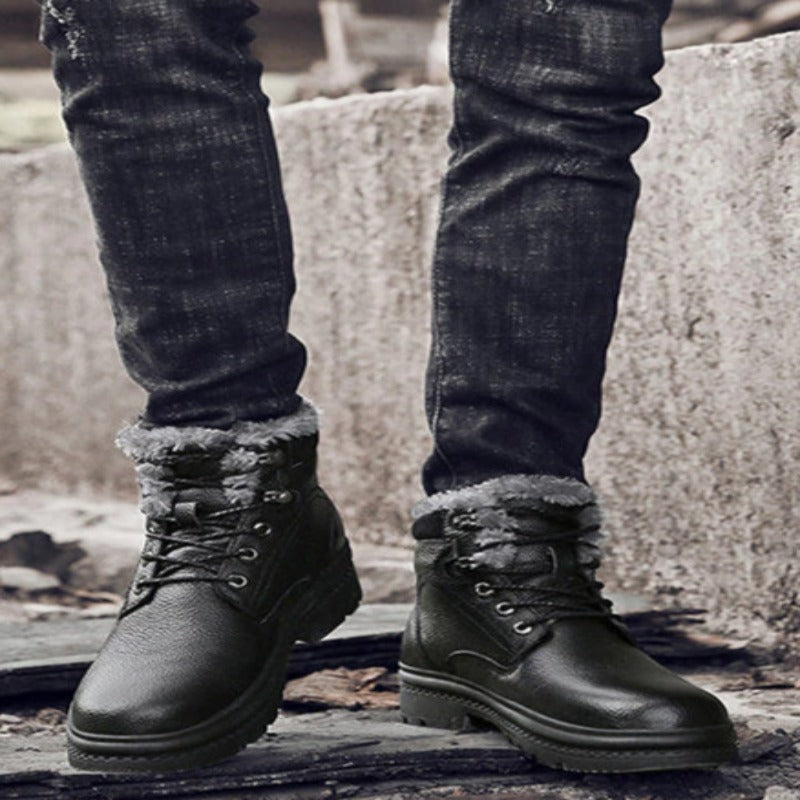 Men's Outdoor Working Snow Ankle Boots-My Soft Slipper