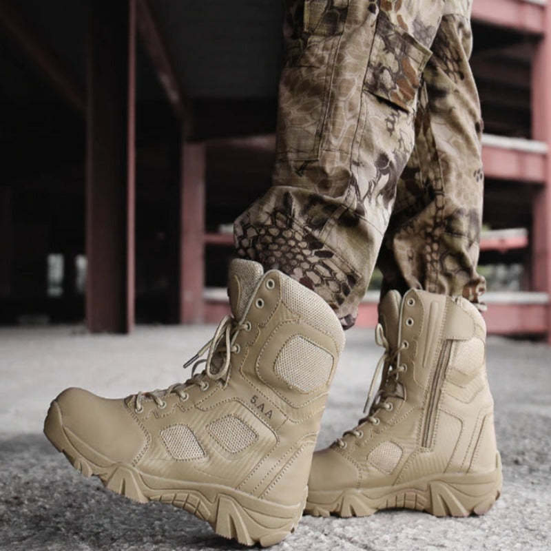 Men Waterproof Outdoor Hiking Army Boots-My Soft Slipper