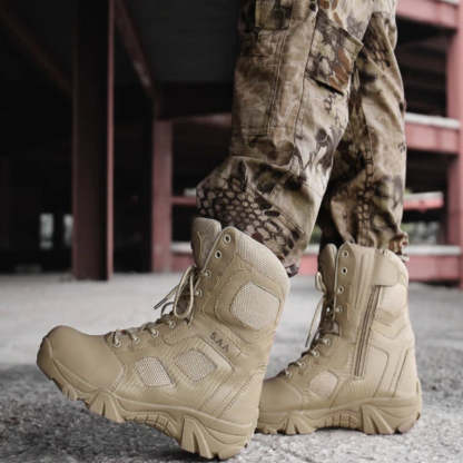 Men Waterproof Outdoor Hiking Army Boots-My Soft Slipper