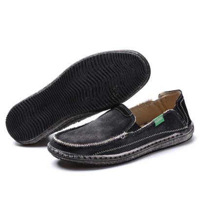 High Quality Casual Denim Canvas Shoes-My Soft Slipper