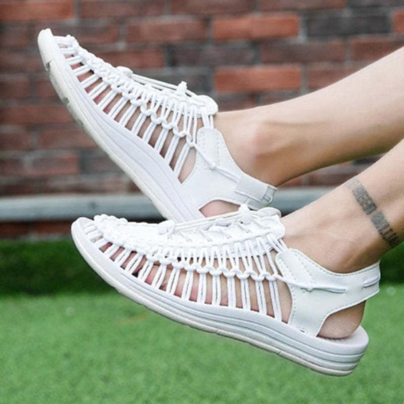 Handmade Weaving Design Breathable Sandals For Men-My Soft Slipper