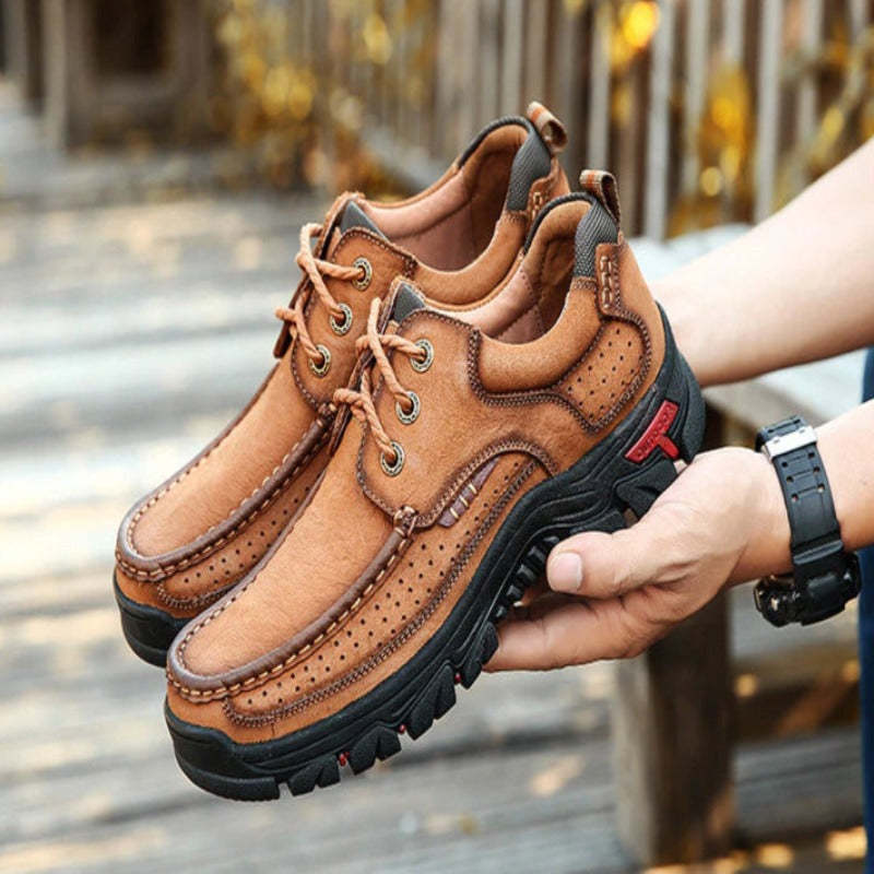 Genuine Leather Men Shoes-My Soft Slipper
