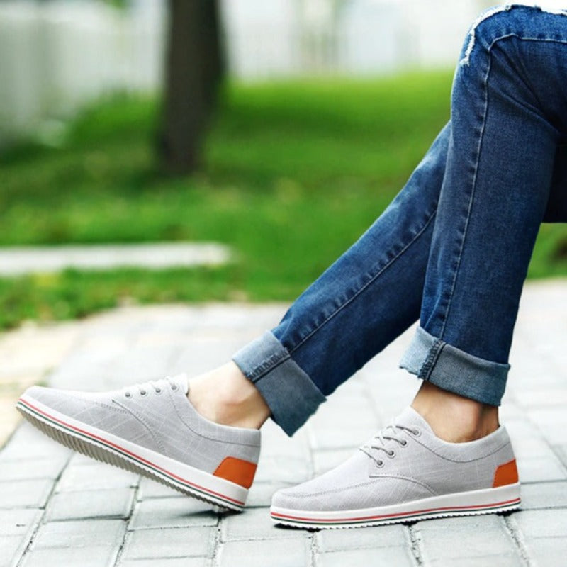 Breathable Men's Lace Up Shoes-My Soft Slipper
